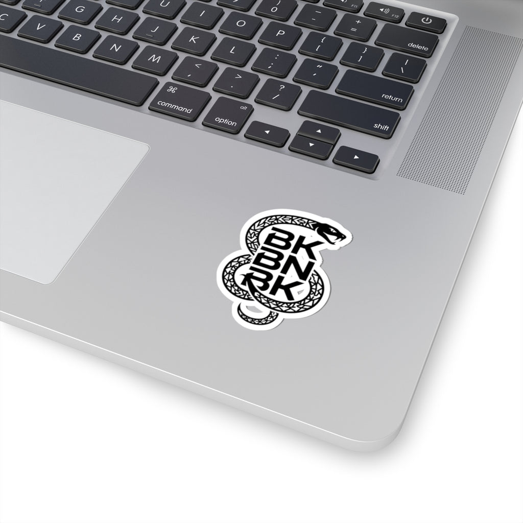 BKBNRK Snake Logo Sticker — Kiss-Cut Laptop Decal