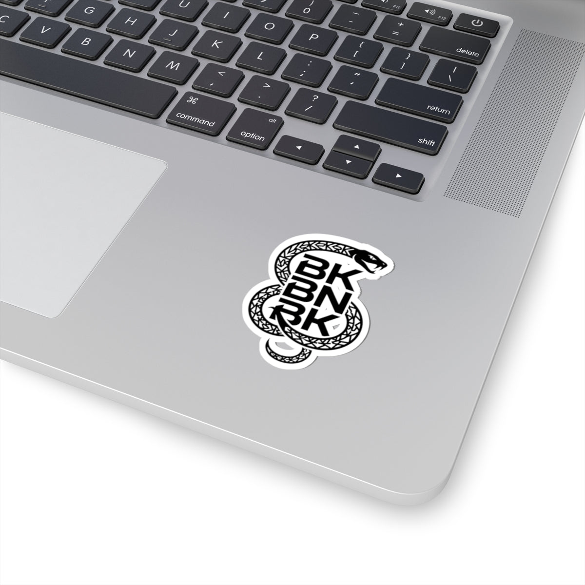 BKBNRK Snake Logo Sticker — Kiss-Cut Laptop Decal