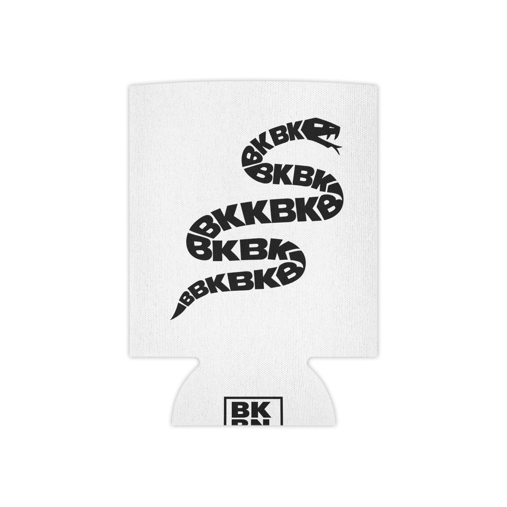 Snake Logo Can Cooler — BKKB Text Pattern Beverage Insulator