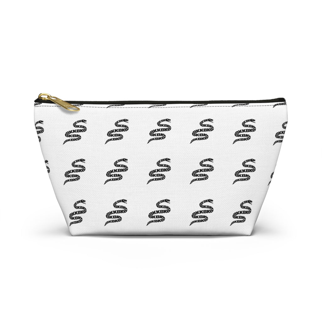Snake Pattern Accessory Pouch — T‑Bottom Cosmetic Bag