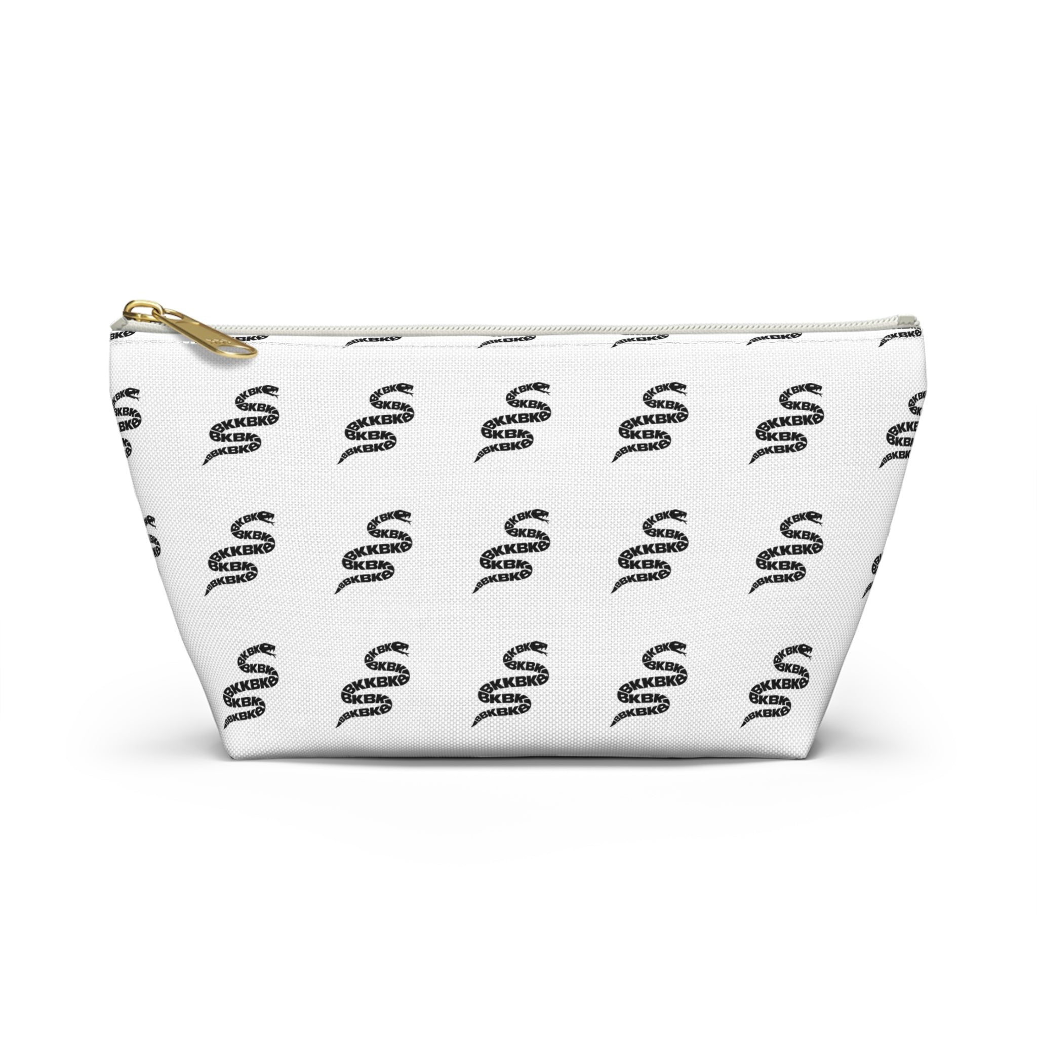 Snake Pattern Accessory Pouch — T‑Bottom Cosmetic Bag