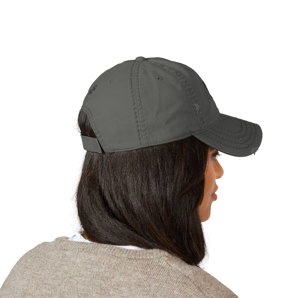 Sombrero desgastado - Gorra con logotipo de parche vintage