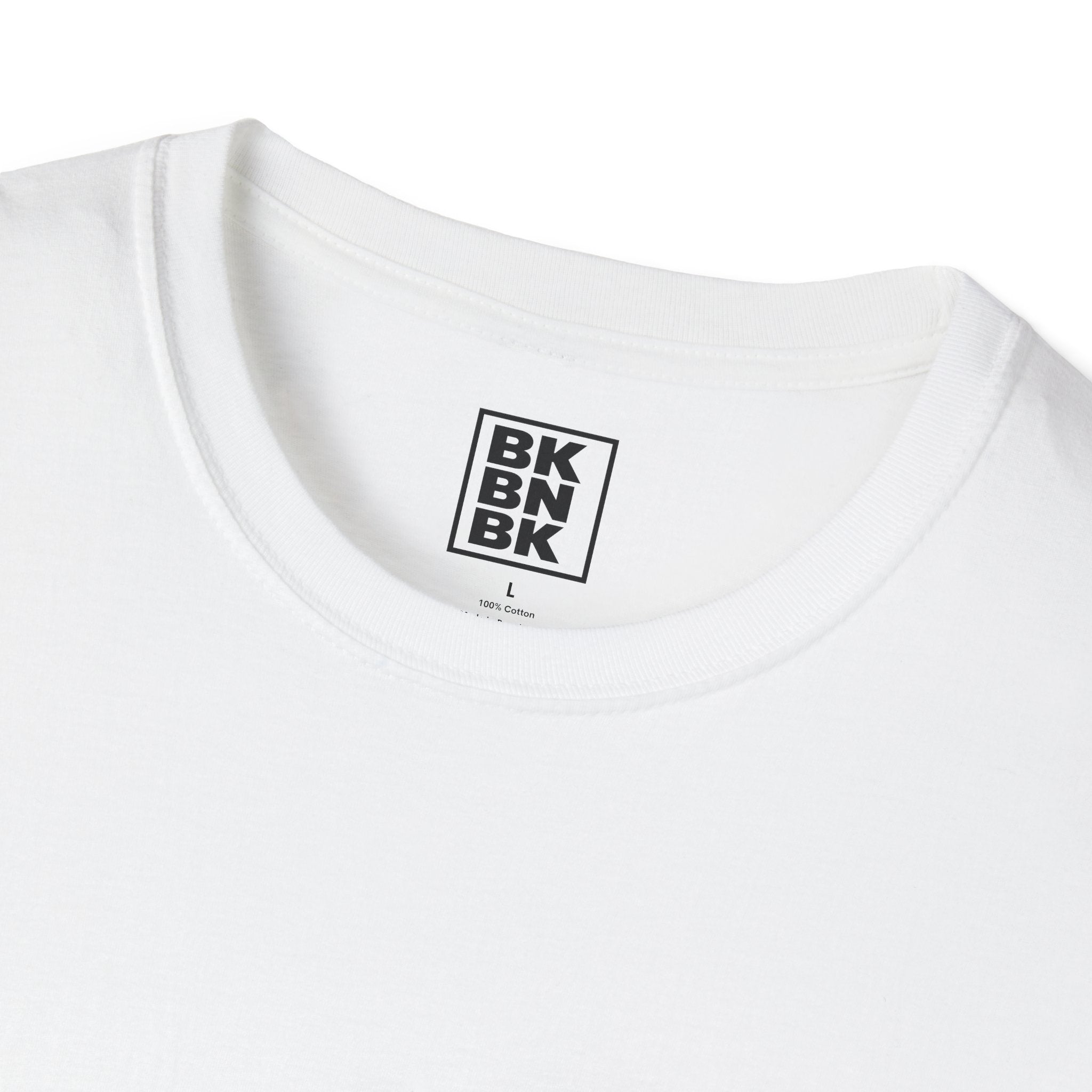 Minimalist Monogram T-Shirt — Small Chest Emblem & Back Initial Logo