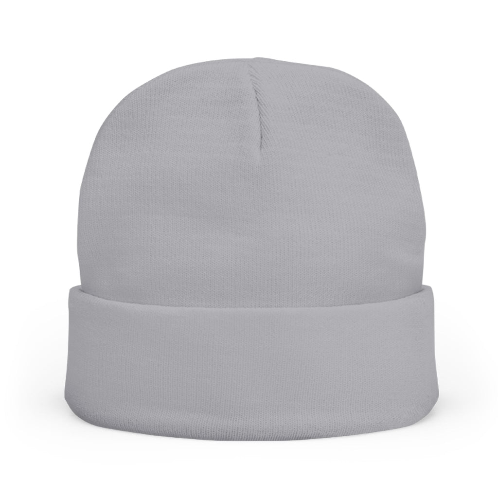 Embroidered Skull Logo Knit Beanie — Minimal Urban Cold-Weather Hat