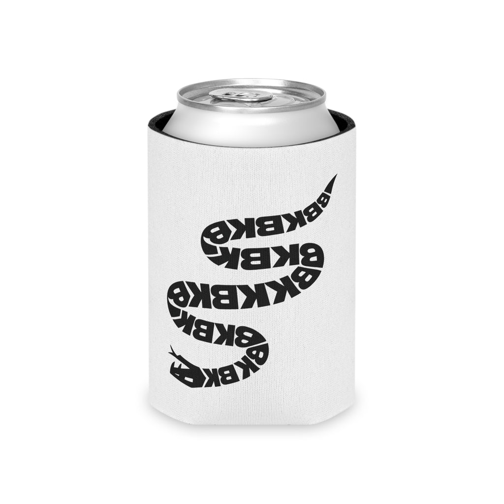 Snake Logo Can Cooler — BKKB Text Pattern Beverage Insulator