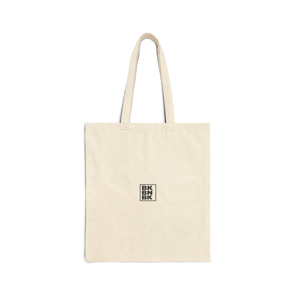 Canvas Tote Bag — Minimal Geometric Logo Eco Shopper